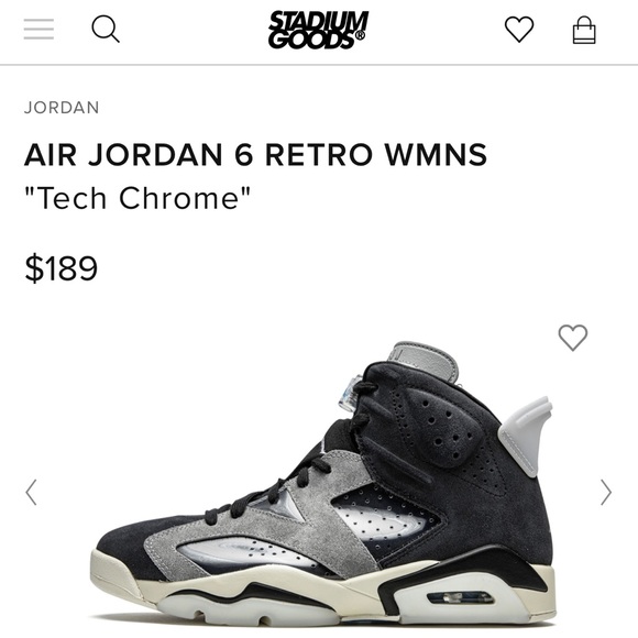 Jordan 6 Retro Tech Chrome - Picture 1 of 1